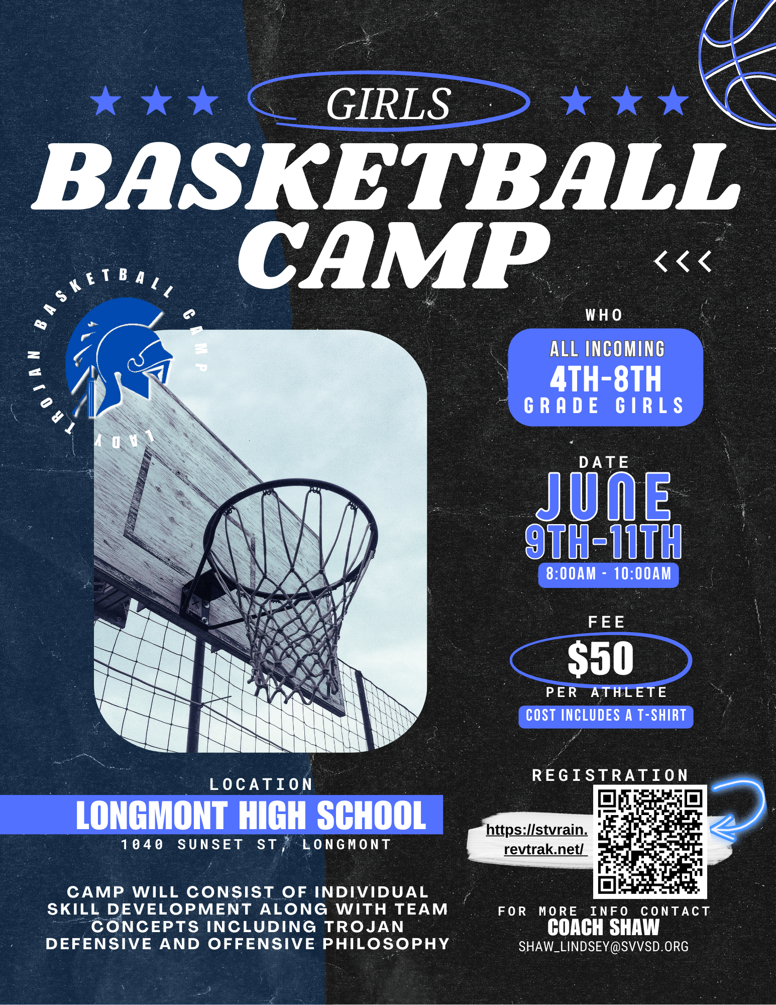 Longmont High School Girls Basketball Camp